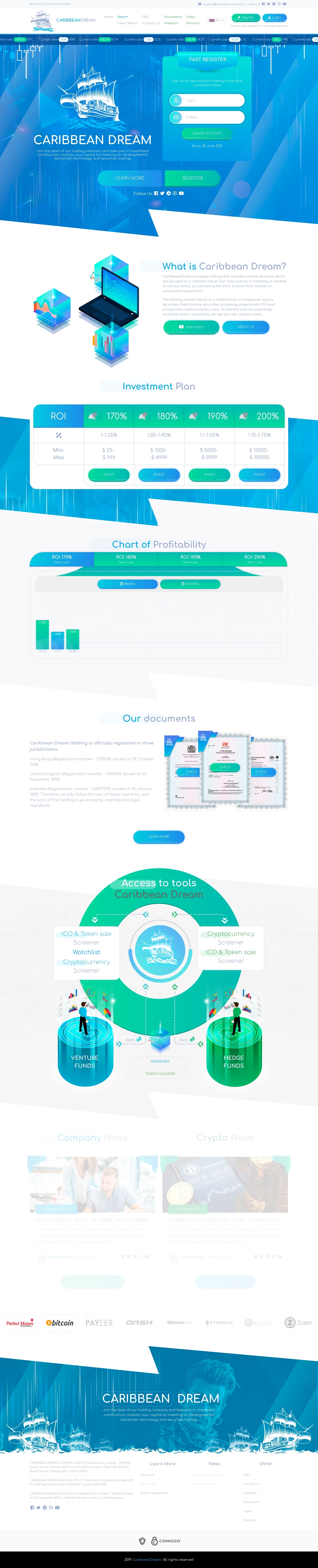 Investment project Сaribbean-dream