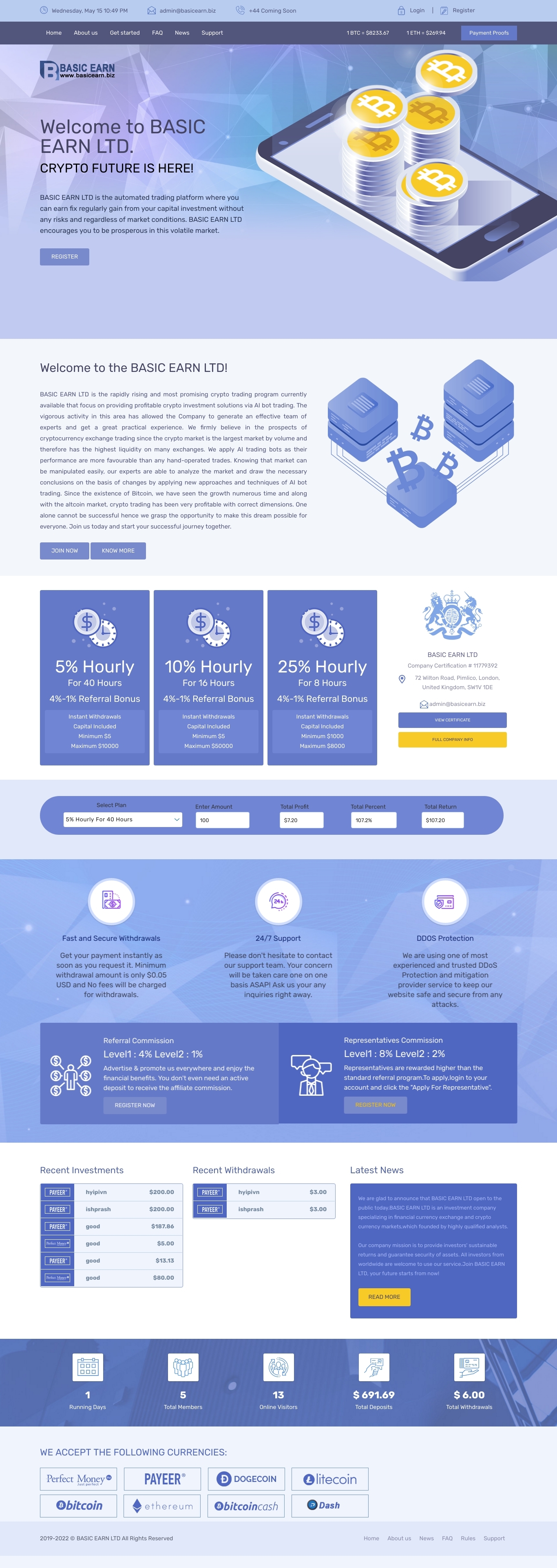 HYIP Basicearn
