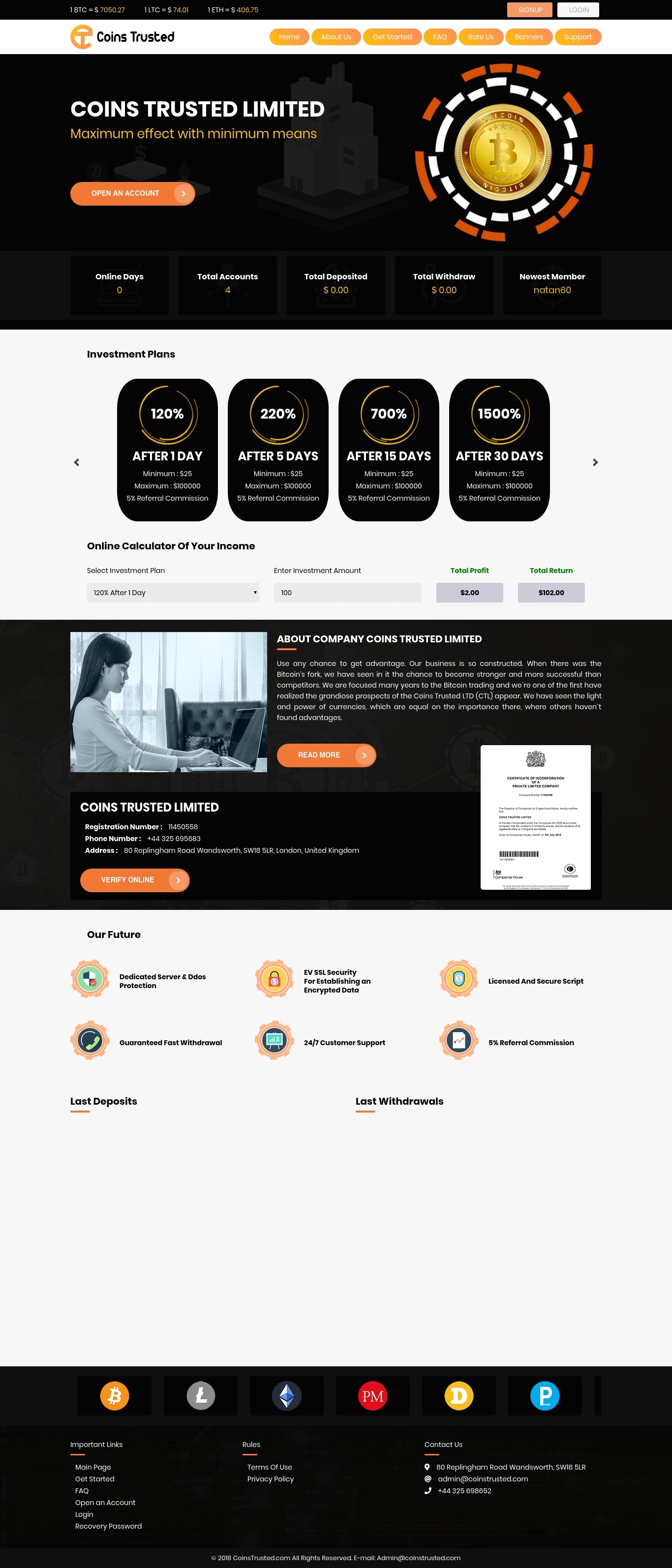 HYIP Coins Trusted