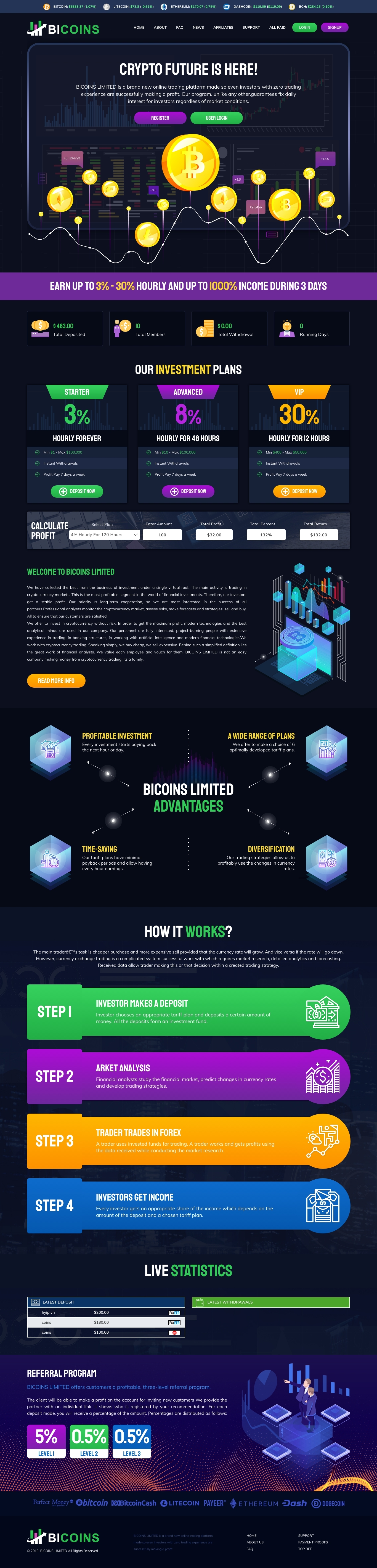 HYIP Bicoins Ltd