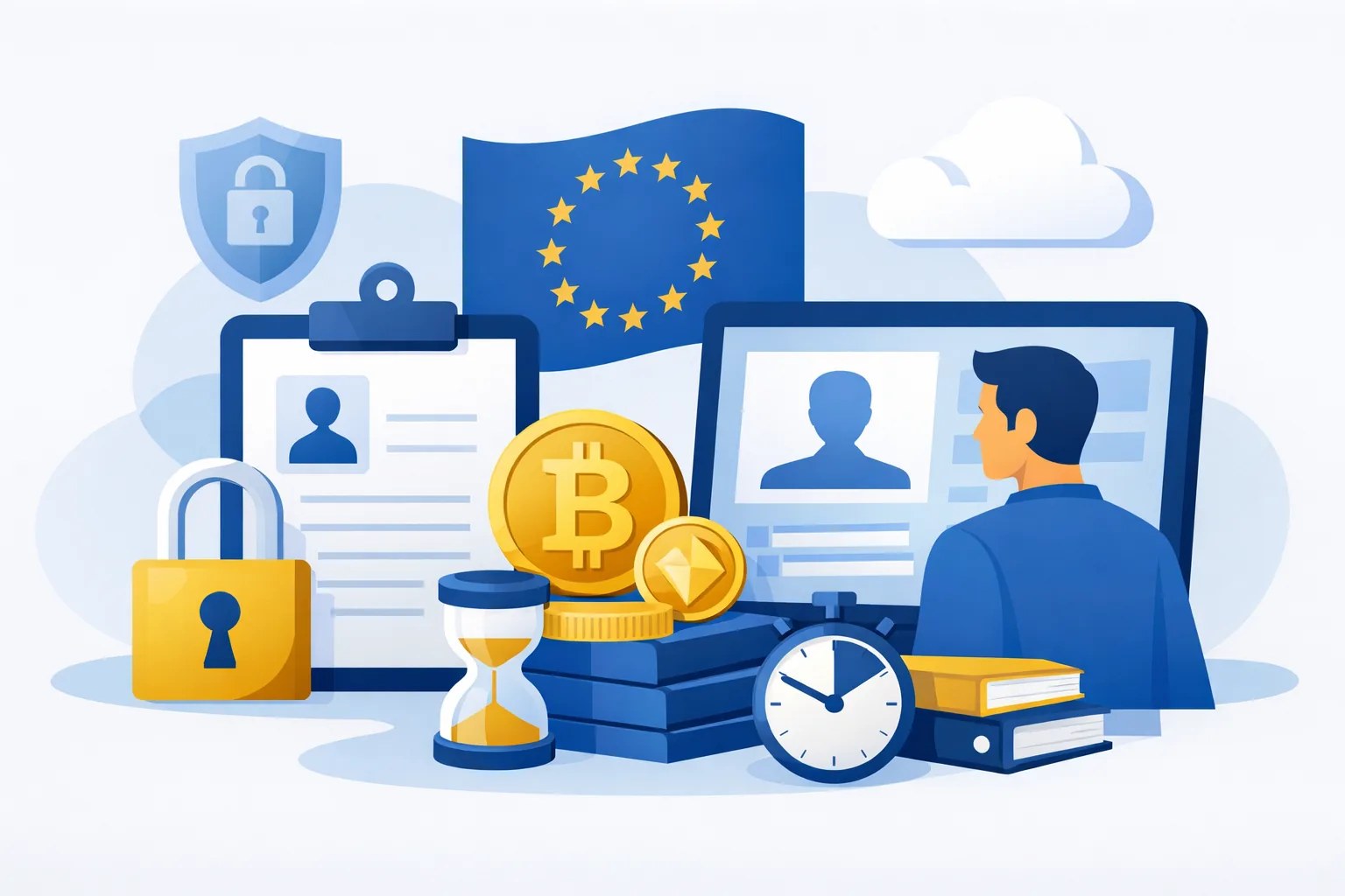 यूरोपीय संघ में उपयोगकर्ताओं के लिए क्रिप्टो एक्सचेंज KYC डेटा प्रतिधारण नियम